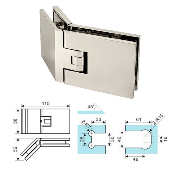 1603 3 One-Stop Solution For High-Quality Shower Door Hardware And Accessories