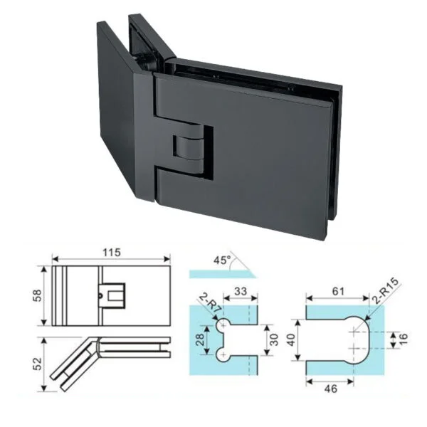 1603 4 One-Stop Solution For High-Quality Shower Door Hardware And Accessories