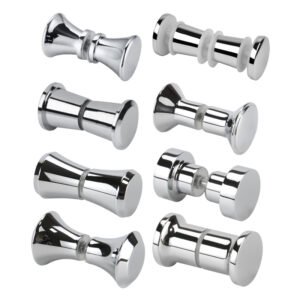 Back-to-Back Brass Shower Door Knob SGH-K11