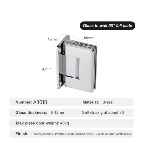 Main 02 Buy Shower Door Hardware In Bulk | Sgh Shower Hinges