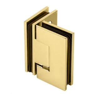 90-degree glass to glass shower door hinge