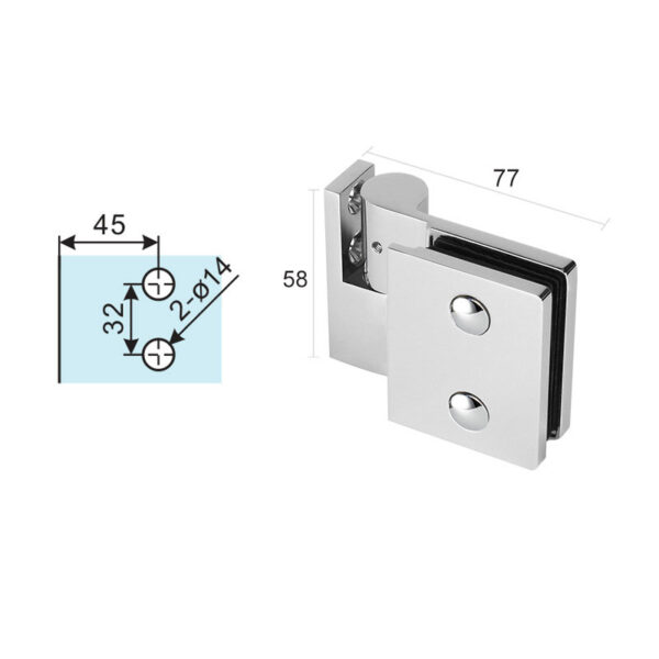 111R 1 Buy Shower Door Hardware In Bulk | Sgh Shower Hinges