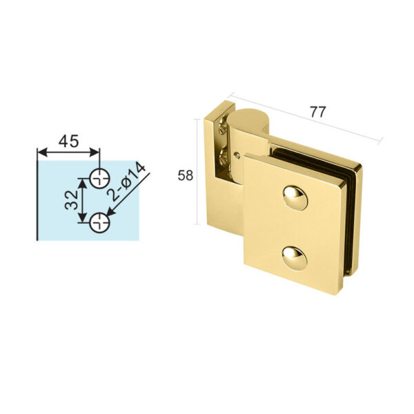 111R 2 Buy Shower Door Hardware In Bulk | Sgh Shower Hinges
