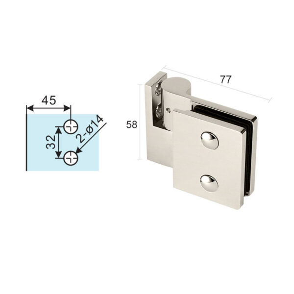 111R 3 Buy Shower Door Hardware In Bulk | Sgh Shower Hinges