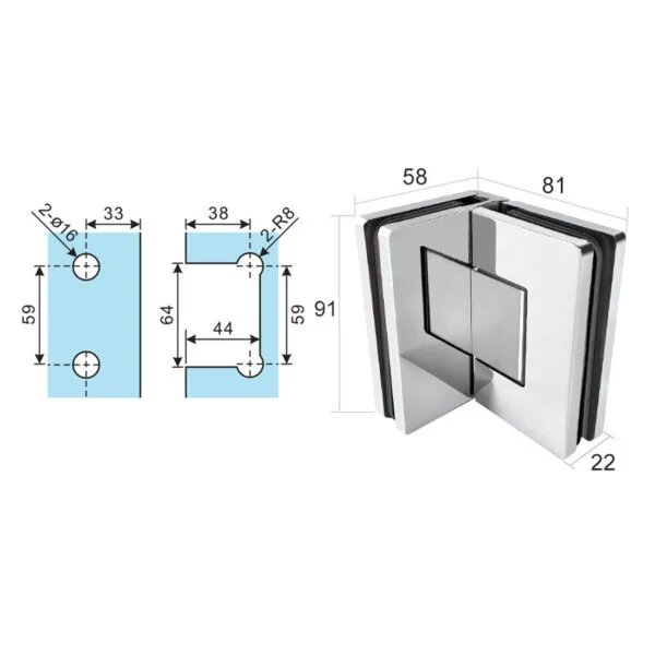 202 1 One-Stop Solution For High-Quality Shower Door Hardware And Accessories