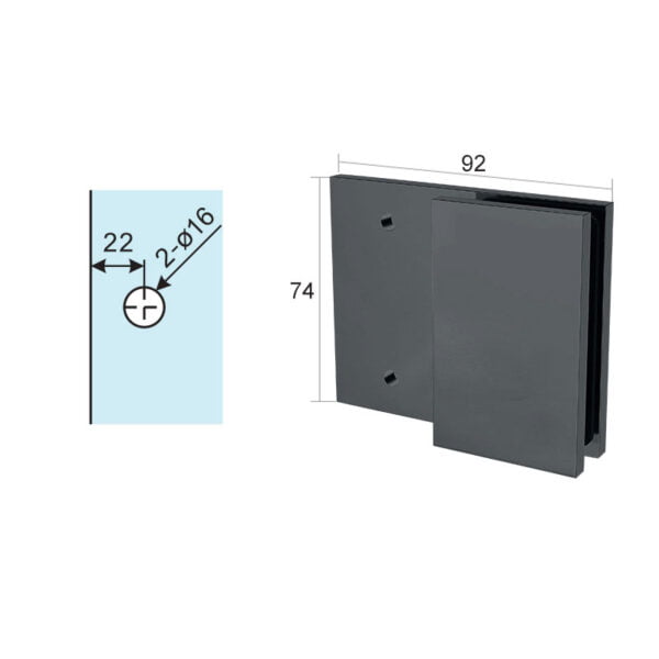 Fc1000 M Buy Shower Door Hardware In Bulk | Sgh Shower Hinges