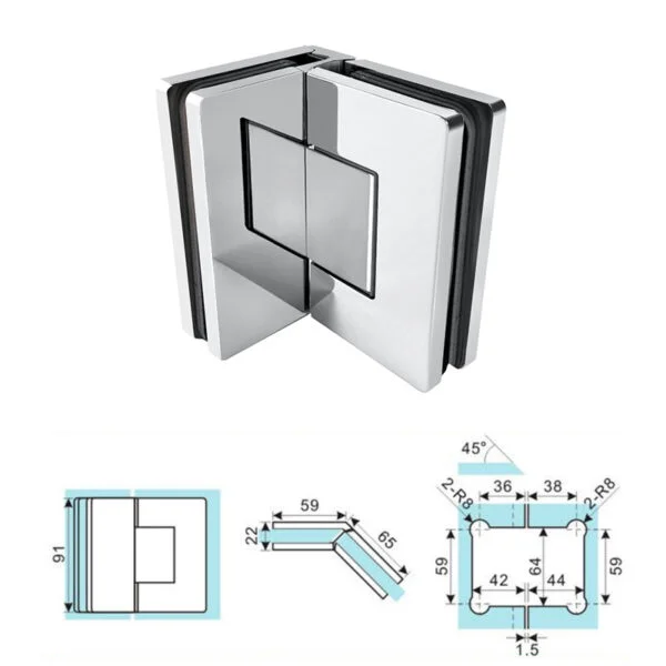 Glass Shower Door Hinges