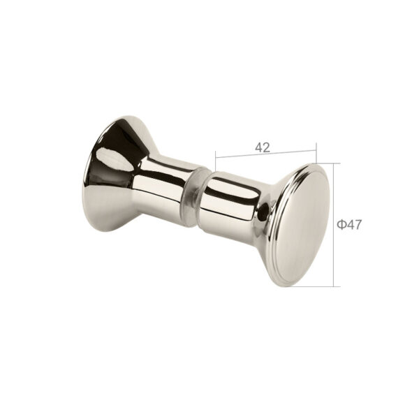 Brass Glass Shower Door Knob SGH-K11F - Imagen 2