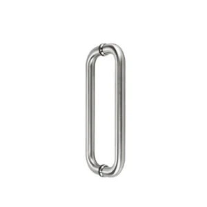 Brass shower glass hinge with 180-degree square clamp