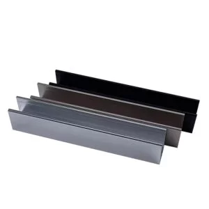 3/8 inch fixed panel shower door deep u-channel sgh-uc10