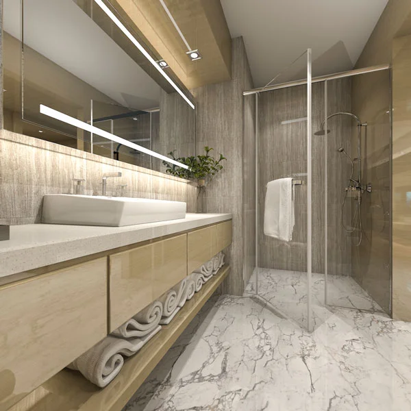 Modern Bathroom Design With Clean Lines And Minimalist Fixtures