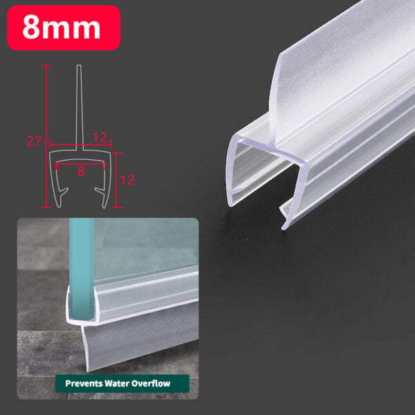 Shower Door Single Fin Bottom Seal White Buy Shower Door Hardware In Bulk | Sgh Shower Hinges