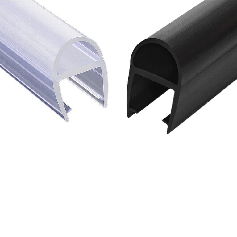 Translucent U Shaped Shower Door Seal