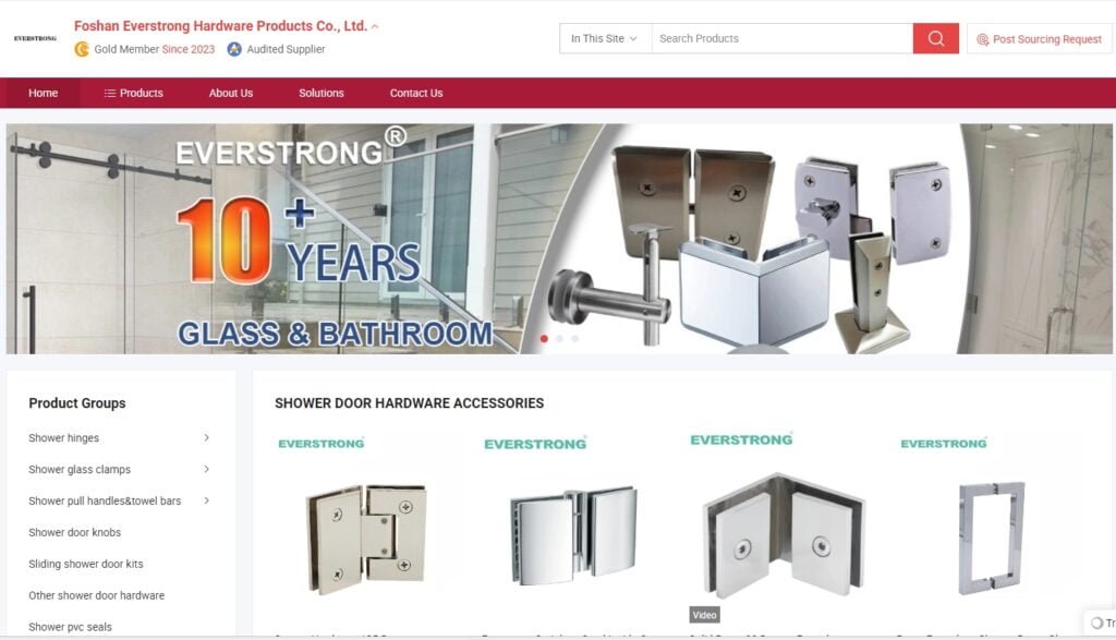 10. Foshan Everstrong Hardware Products Co. Ltd One-Stop Solution For High-Quality Shower Door Hardware And Accessories