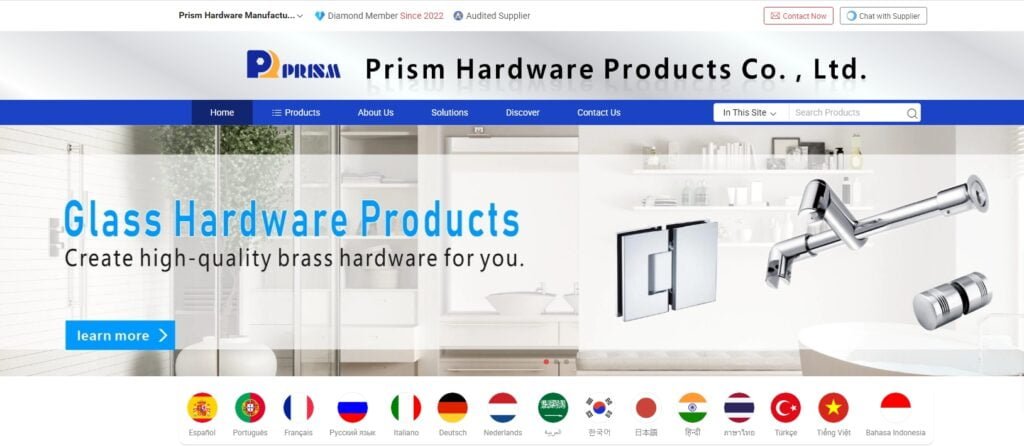 2. Prism Hardware Manufacture Co. Ltd One-Stop Solution For High-Quality Shower Door Hardware And Accessories