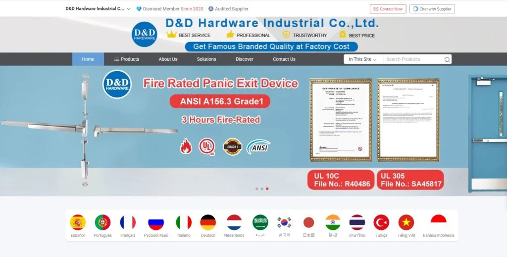 3. D&Amp;D Hardware Industrial Co., Ltd.
