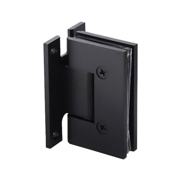 Black Heavy Duty Wall To Glass H Back Plate Shower Hinge Tlw 101 One-Stop Solution For High-Quality Shower Door Hardware And Accessories