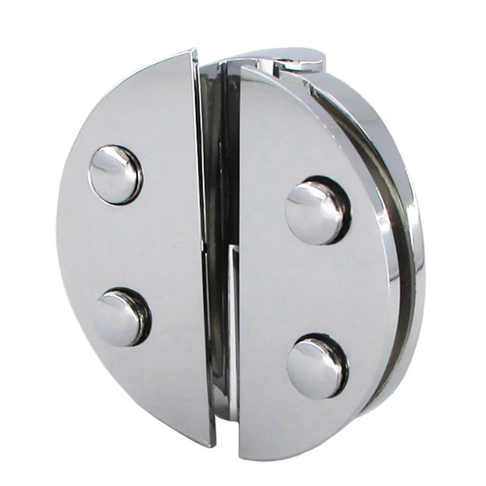 Brass Circular Lift Hinge For Shower Glass Door - Rd203L-03