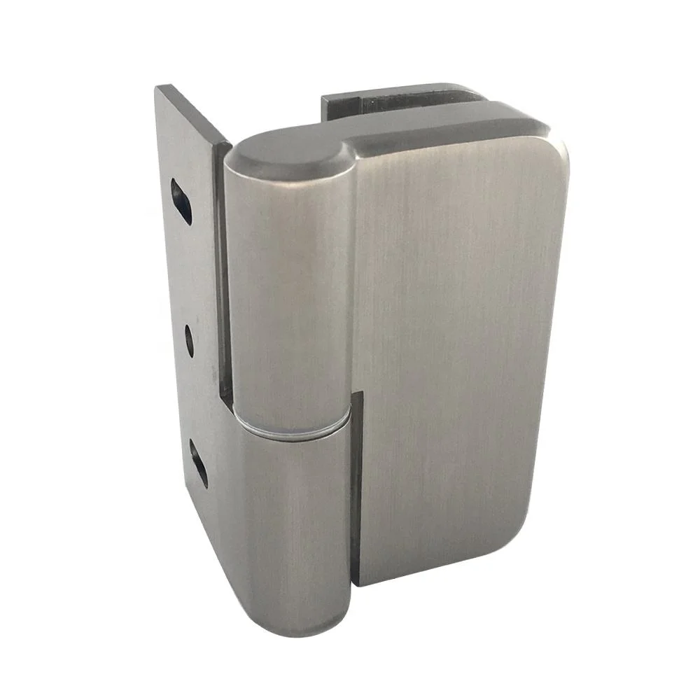 Gebürstetes Messing 90-Grad Wand zu Glas Dusche Türscharnier - Pk9050L-01