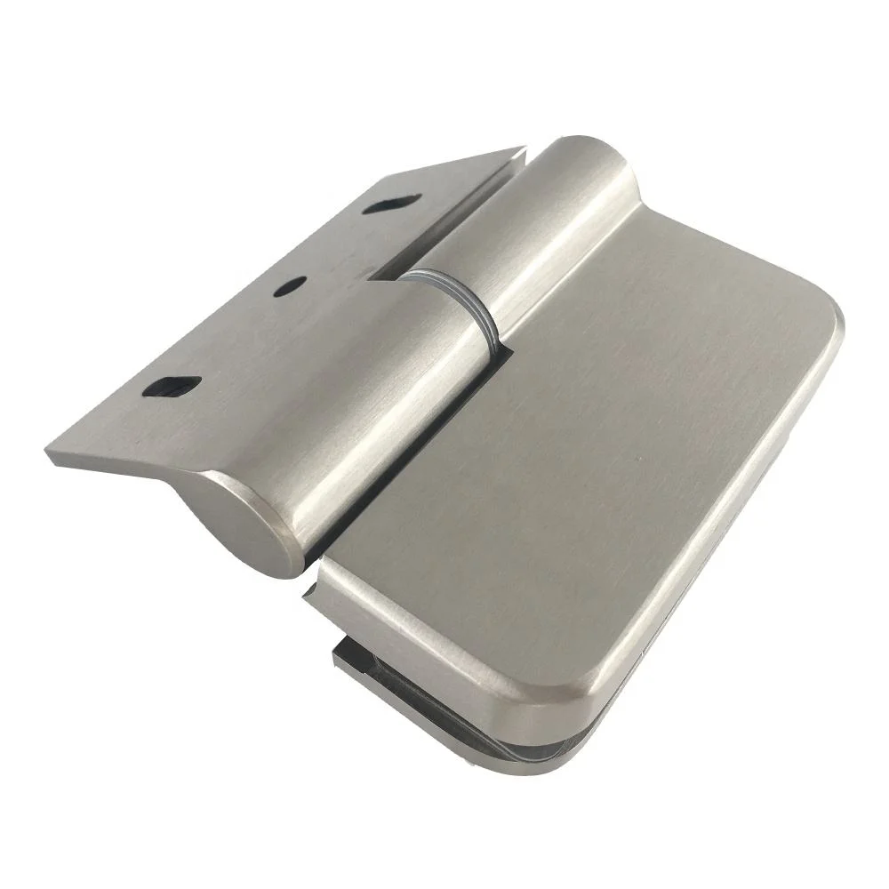 Gebürstetes Messing 90-Grad Wand zu Glas Dusche Türscharnier - Pk9050L-03