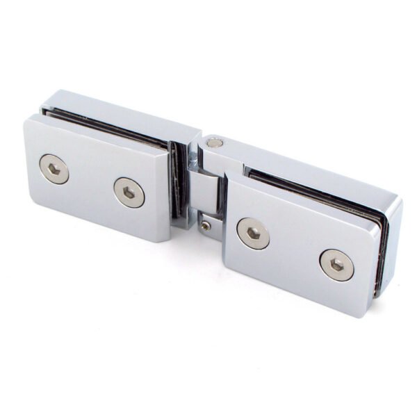 Heavy Duty 180 Degree Flat Brass Glass To Glass Pivot Hinge P603H 03 One-Stop Solution For High-Quality Shower Door Hardware And Accessories