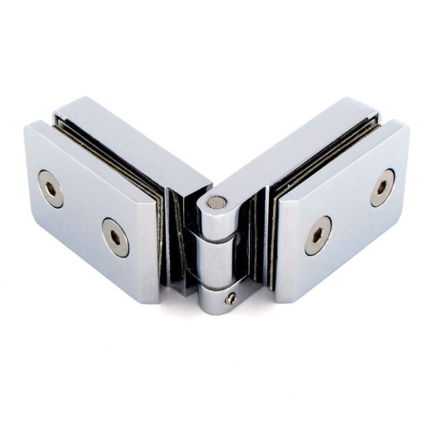 Heavy Duty 180 Degree Flat Brass Glass To Glass Pivot Hinge P603H 05 One-Stop Solution For High-Quality Shower Door Hardware And Accessories