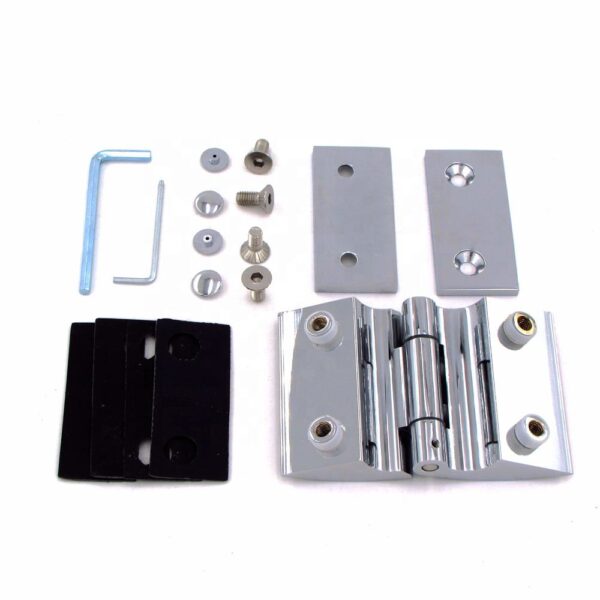 Heavy Duty Brass Arched Glass To Glass Shower Door Hinge P402A 07 One-Stop Solution For High-Quality Shower Door Hardware And Accessories