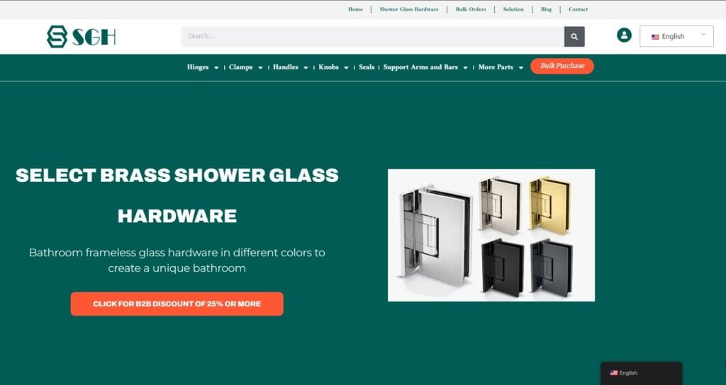 Shower Glass Hardware.com