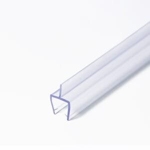 Shower Door One-Piece Bottom Rail with Clear Wipe YP301