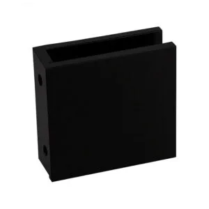 SDC140B Square Brass 90° Glass to Wall Round Hole Clip