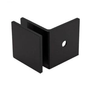 SDC141 Pinza cuadrada de latón de 90° para vidrio a pared