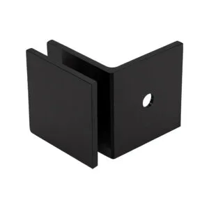SDC141 Square Brass 90° Glass to Wall Clamp Clip